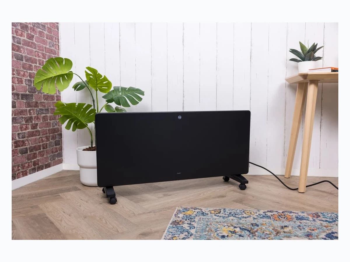 Fuave Kopenhagen 2500 Zwart elektrische kachel detail 6