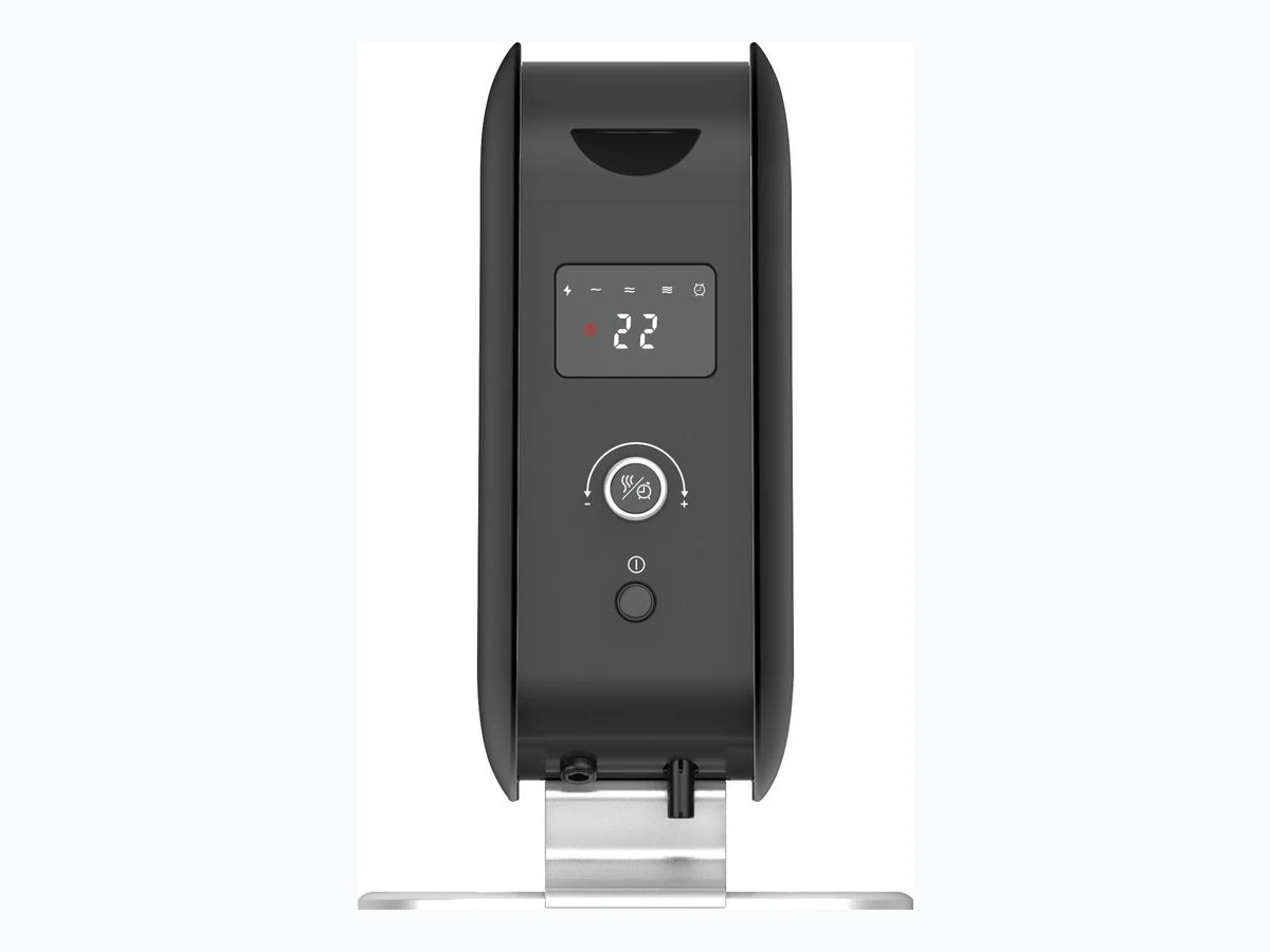 Mill CO2200LEDMAX Zwart elektrische kachel detail 3